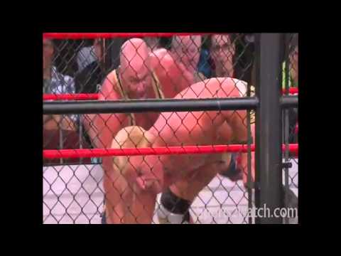 Kurt Angle RKO's Jeff Jarrett - TNA Lockdown 2011