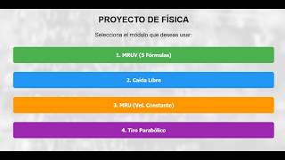Calculadora de Fisica screenshot 1