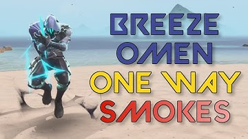 Valorant: The Best Breeze Omen One Way Smokes