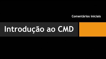 Comandos básicos no Prompt de Comandos do Windows - CMD