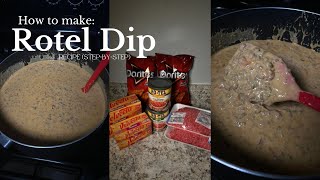 How to make my VIRAL Rotel Dip recipe: Step-by-Step Tutorial | Tiana Love