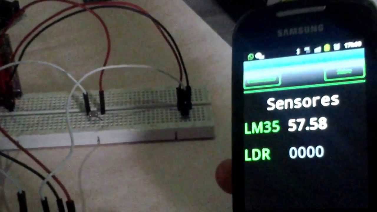 Monitorando 2 sensores via bluetooth com arduino e android