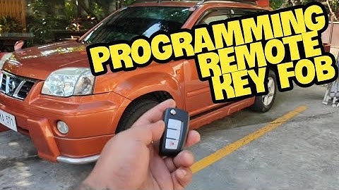 Remote Key Fob Programming - Nissan Xtrail T30