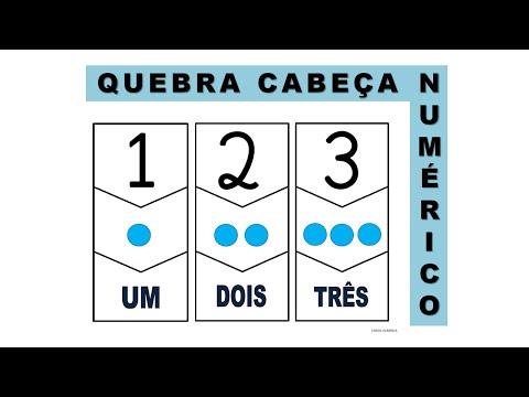 Quebra-cabeças Números e quantidades!