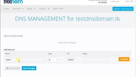How to Setup Domain in Sentora Panel