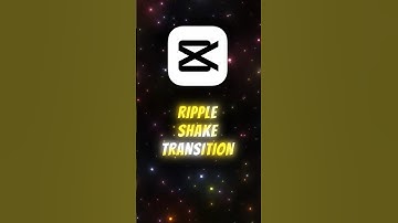 Ripple Transition Tutorial in CapCut |#shorts