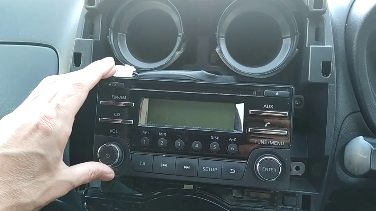 Nissan Note Mrk II radio removal (E12 20132017) YouTube