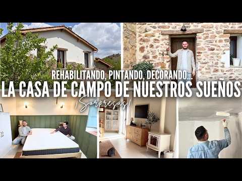 Así AVANZA la CASA DE CAMPO 🏡 REHABILITANDO una ESTANCIA SORPRESA 😱 POR FIN acabamos el DORMITORIO 😍
