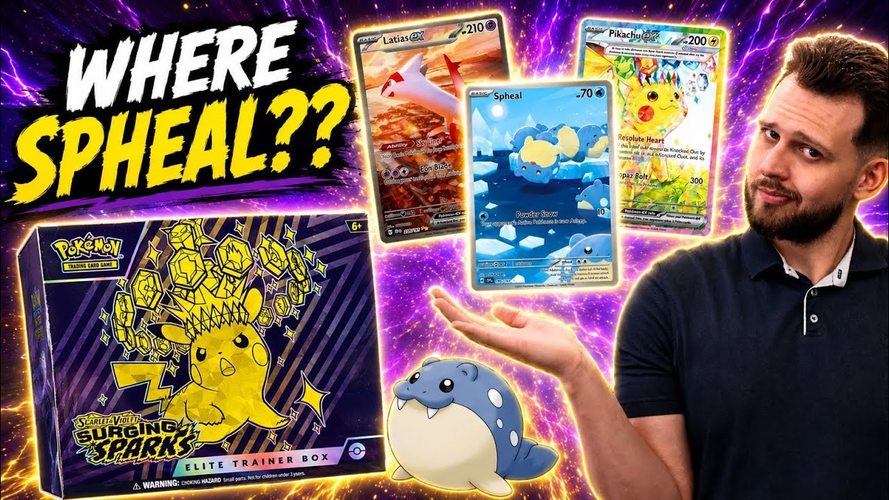 Pokémon Surging Sparks Elite Trainer Box Opening! - YouTube