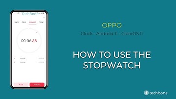 How to Use the Stopwatch - Oppo [Android 11 - ColorOS 11]