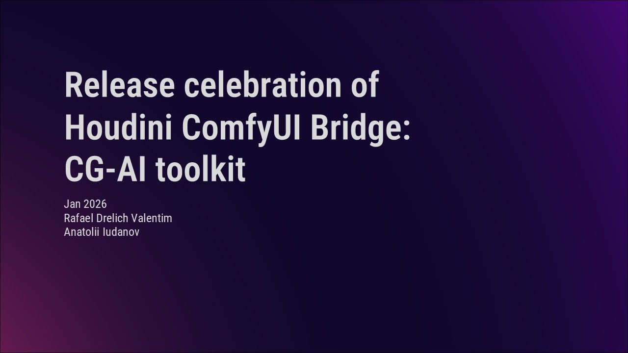 Live: Get started with the Houdini ComfyUI Plugin - YouTube