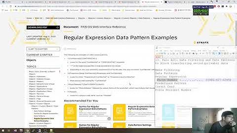 13. Palo Alto Data Filtering and Data Patterns to Block transferring secret(private) data