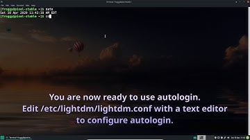 [LightDM] Use autologin