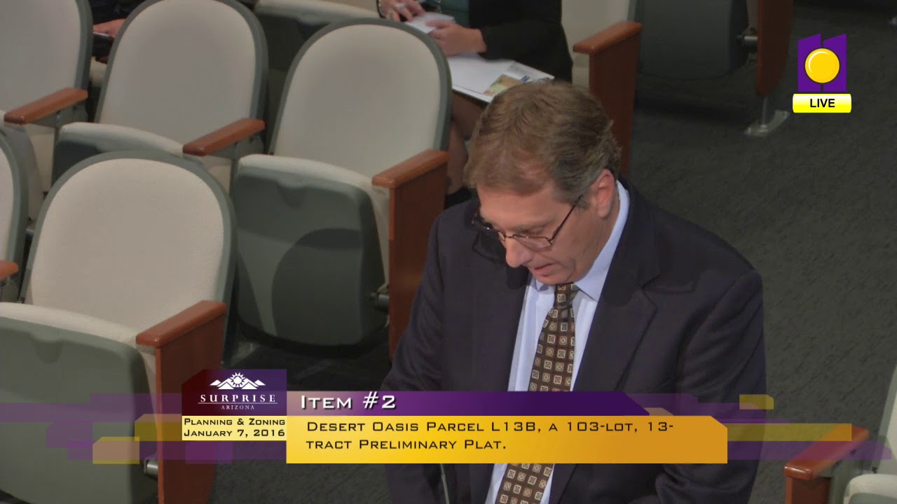 Planning & Zoning Commission Meeting - January 7, 2016