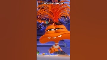 Anxiety with Clown Nose 🟠 Inside Out 2 #shorts #comedy #insideout2