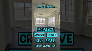 Creative workspace for lease in downtown LA