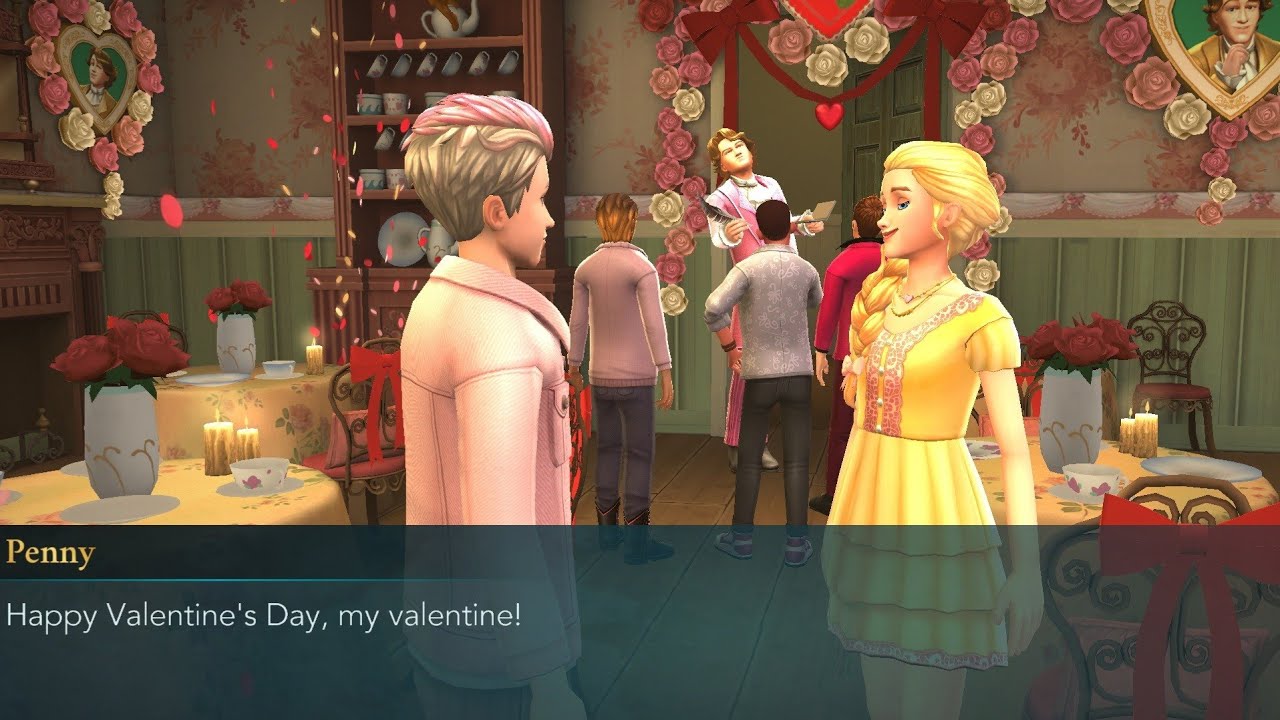 Harry Potter Hogwarts Mystery Valentine's Day date with Penny YouTube