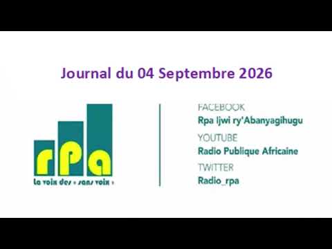 Journal du 04 Septembre 2026