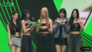 LE SSERAFIM won HOT TREND award - [MMA 2022] MELON MUSIC AWARDS 2022