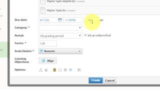 Schoology   Creating Assignments