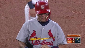 STL@HOU: Molina rips an RBI single to left field