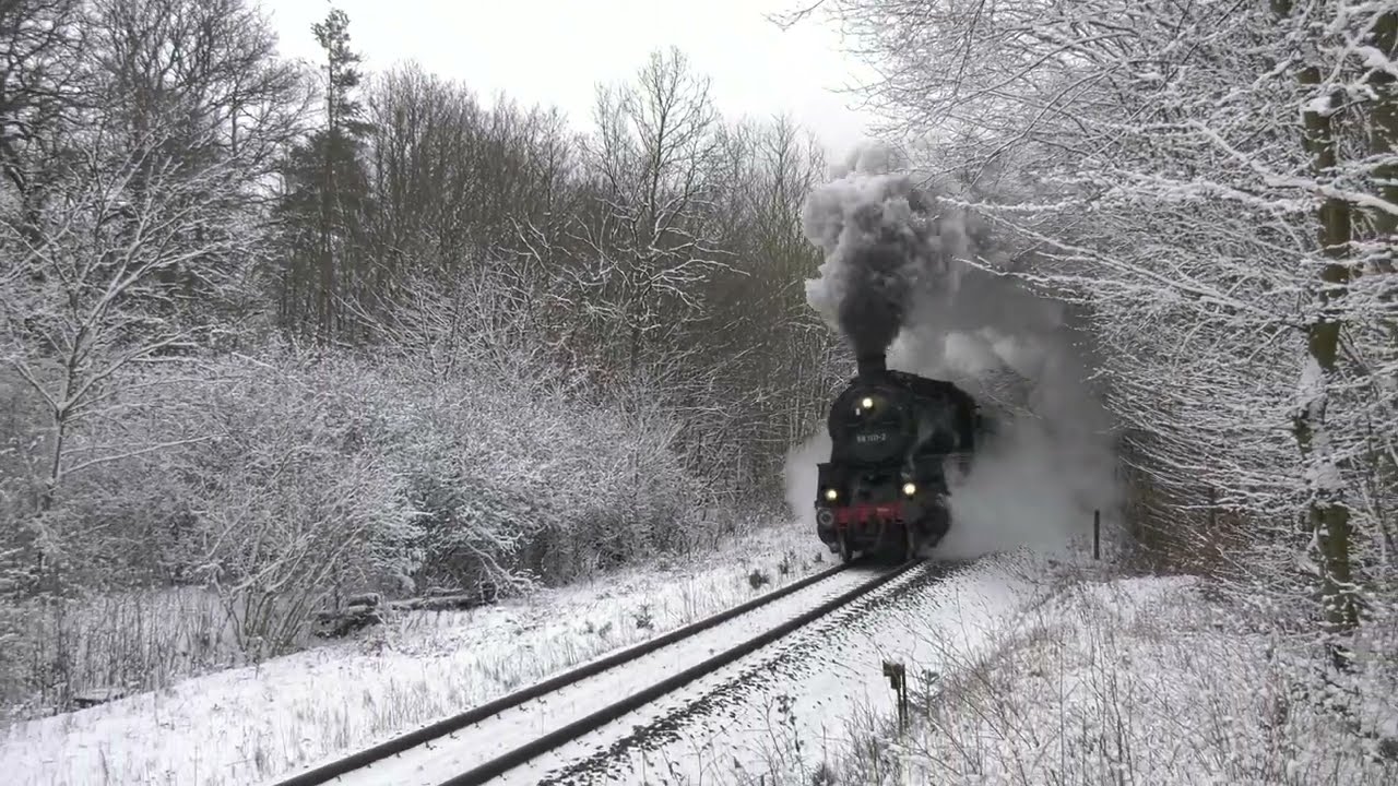 Laute Auspuffschläge, lange Züge - Dampfloks unterwegs in 2023 Teil 1
