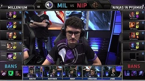 Millenium vs Ninjas in Pyjamas Game 5 | S4 EU LCS Summer Promotion Tournament Day 1 | MIL vs NIP G5