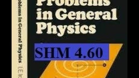 SOLUTION OF CHALLENGING IRODOV PROBLEM 4.60 SHM By RKH Sir BTECH IIT D  AUTHOR OF IRODOV SOL