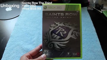 Saints Row The Third Unboxing