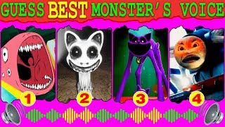 Guess Monster Voice Train Eater, Zoonomaly, CatNap, Spider Thomas Coffin Dance