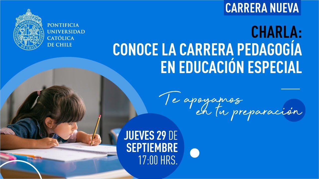 Conoce nuestra nueva carrera: Pedagogía en Educación Especial - YouTube