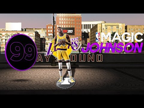 99 OVR MAGIC JOHNSON BUILD is a GLITCH in NBA 2K20