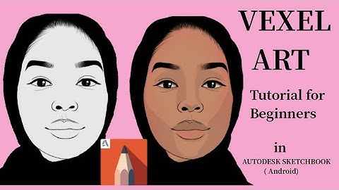 VEXEL Art Tutorial for Beginners in Autodesk Sketchbook (Android) Line art - Part 1