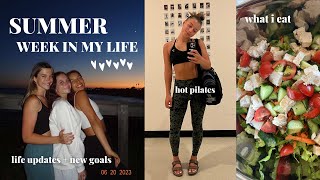 SUMMER WEEK IN MY LIFE: changing my entire workout routine + early back to school haul