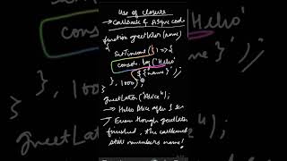 Using closure for callback and async code #tutorial #frontend #programmingtips #learning