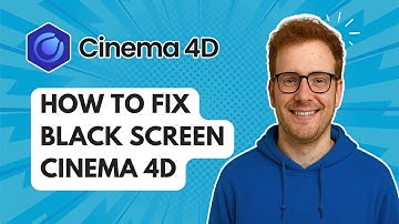 Hoe u het zwarte scherm in Cinema 4D kunt oplossen [2025-gids]
