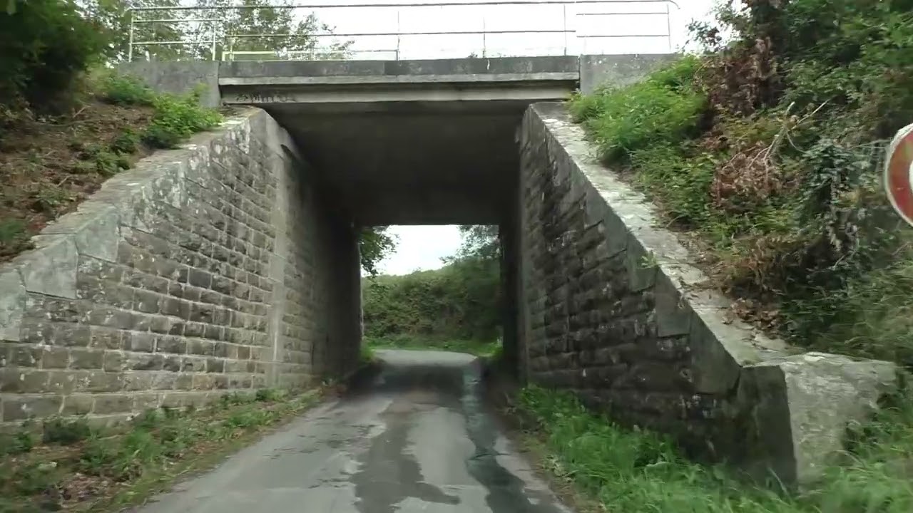 Driving From 22540 Louargat To 22140 Pluzunet, Côtes d'Armor, Brittany, France 1st September 2023