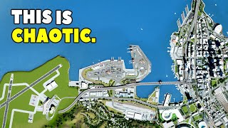 I Created the Most CHAOTIC Place in Cities Skylines | Oceania 46