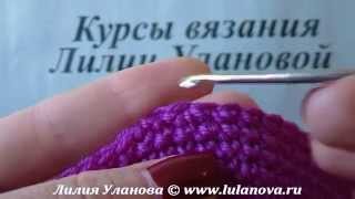 Берет Классический крючком - Crochet beret - 2 часть - убавление петель