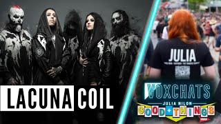 VOXCHATS: 17mins with Lacuna Coil (Good Things Festival 2022) | warming up with whiskey?!