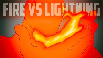 Fire vs Lightning Sakuga Animation | AA Studios