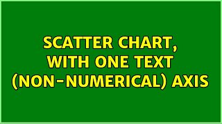 Scatter chart, with one text (non-numerical) axis (7 Solutions!!)