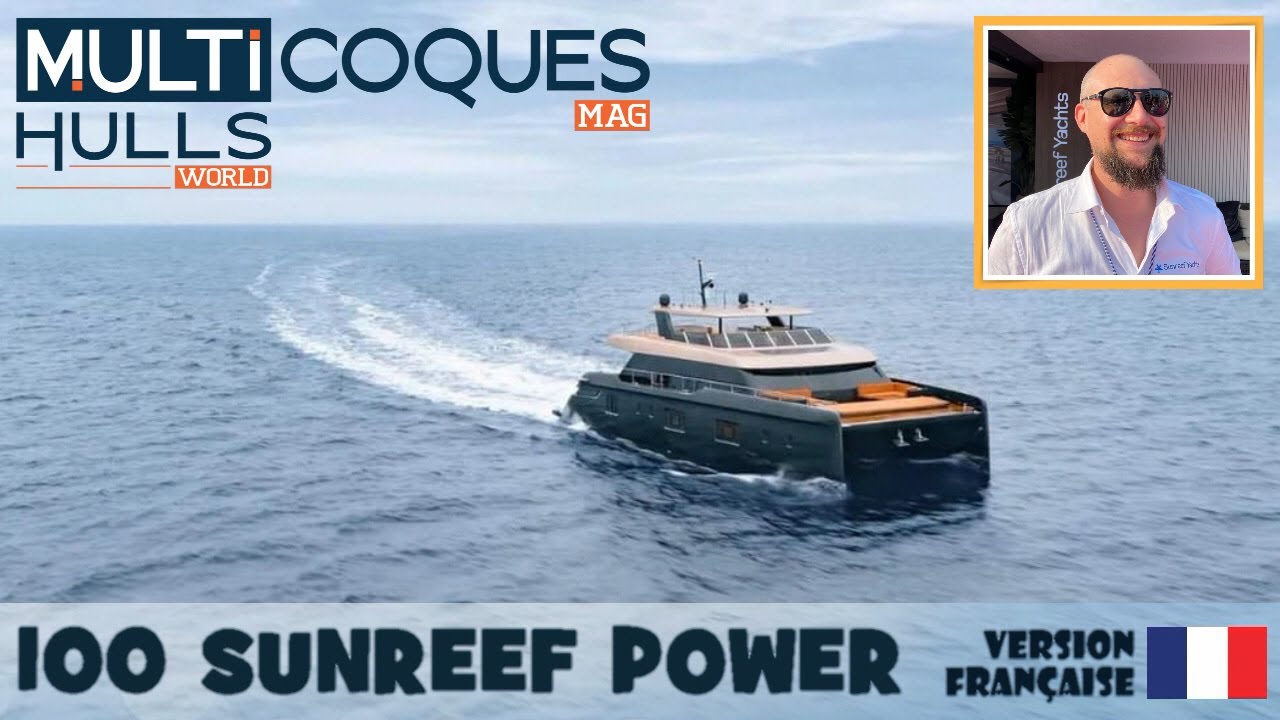 100 Sunreef Power catamaran - Teaser essai en navigation à Gdańsk (Pologne) - Multicoques Mag