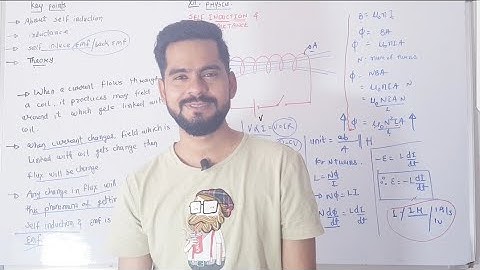 6. Inductance | self induction | electromagnetic induction