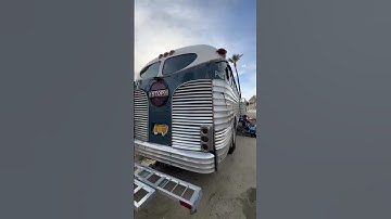 1948 Greyhound conversion- would you camp in this?? #greyhound #greyhoundbus #buslife