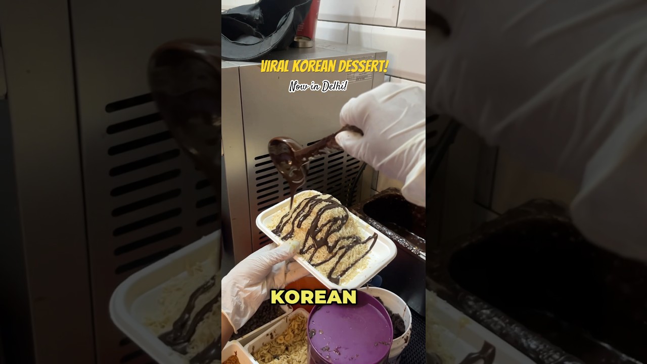 Viral Korean Dessert now in Delhi at snowberry CP . 