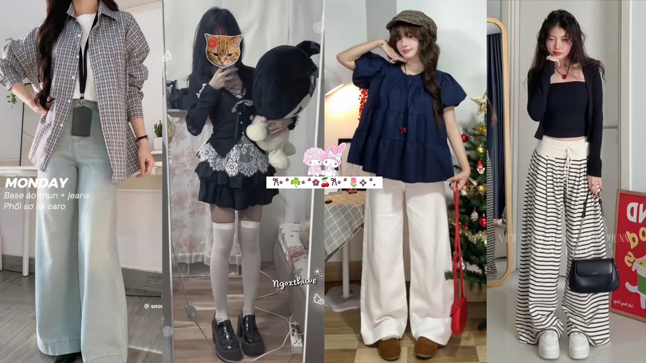 【Shopee Haul】Tổng hợp set đồ quần áo, đầm váy đi chơi cho các nàng⋆˚✿🍒𐙚⋆˚