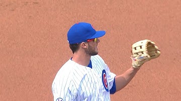 SD@CHC: Bryant flashes the leather in MLB debut