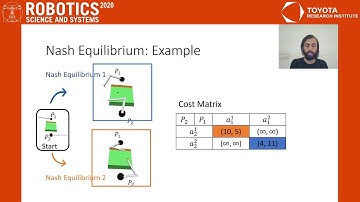 RSS 2020, Spotlight Talk 42: A Bayesian Framework for Nash Equilibrium Inference in Human-Robot P...