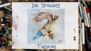 Ink Drawing Tutorial - Platypus